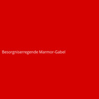 Besorgniserregende Marmor-Gabel