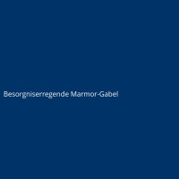 Besorgniserregende Marmor-Gabel