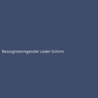 Besorgniserregender Leder-Schirm