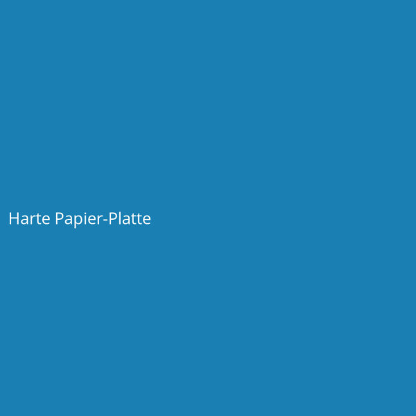 Harte Papier-Platte