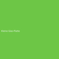Kleine Glas-Platte