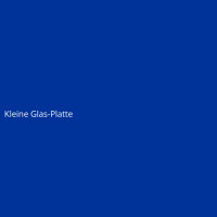 Kleine Glas-Platte