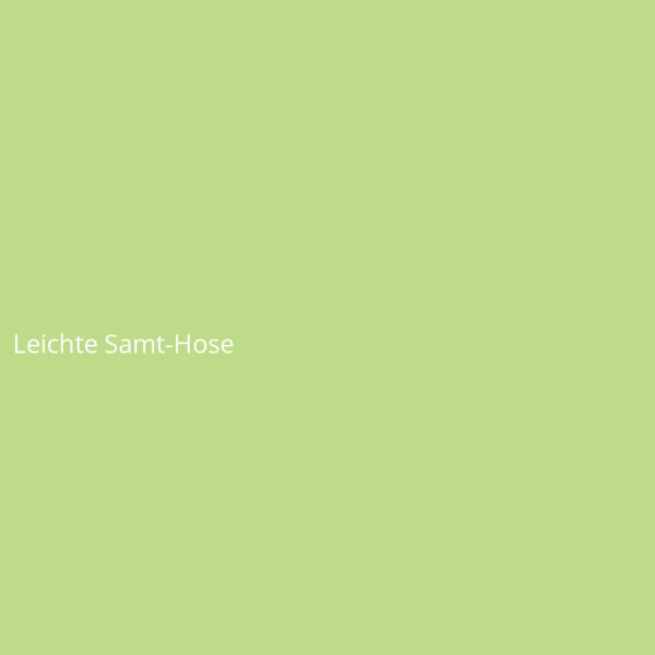 Leichte Samt-Hose