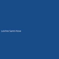 Leichte Samt-Hose