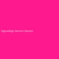 Eigenwilliger Marmor-Rasierer