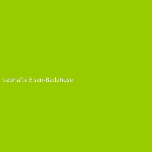 Lebhafte Eisen-Badehose