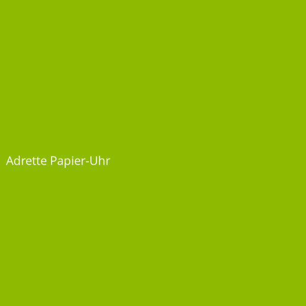 Adrette Papier-Uhr