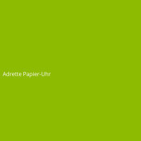 Adrette Papier-Uhr