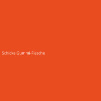 Schicke Gummi-Flasche