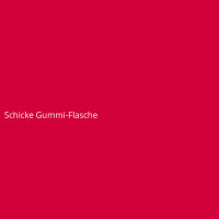 Schicke Gummi-Flasche