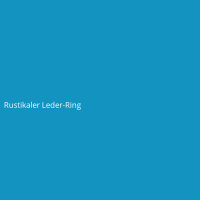 Rustikaler Leder-Ring